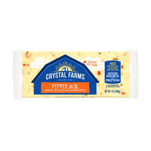 Pepper Jack Chunk Crystal Farms Cheese 7 OZ