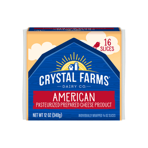 American Cheese Crystal Farms 16 Slices 340 G