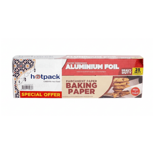 Papel Aluminio Hot Pack Para Hornear 30X25SQFT