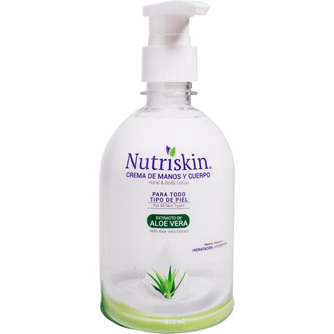 Crema para Manos y Cuerpo NutriSkin Aloe 475 ml-1788463770906