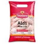 Alas de Pollo Toledano IQF 3 LB-1790278454105